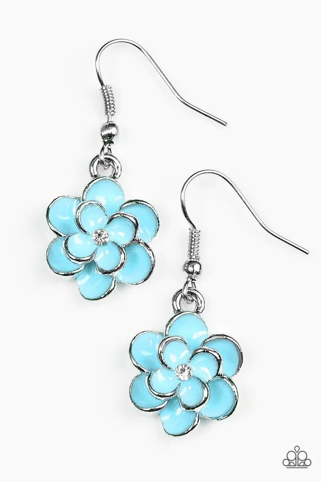 Paparazzi Jewelry Earrings Paparazzi Earring Merry Meadows Blue
