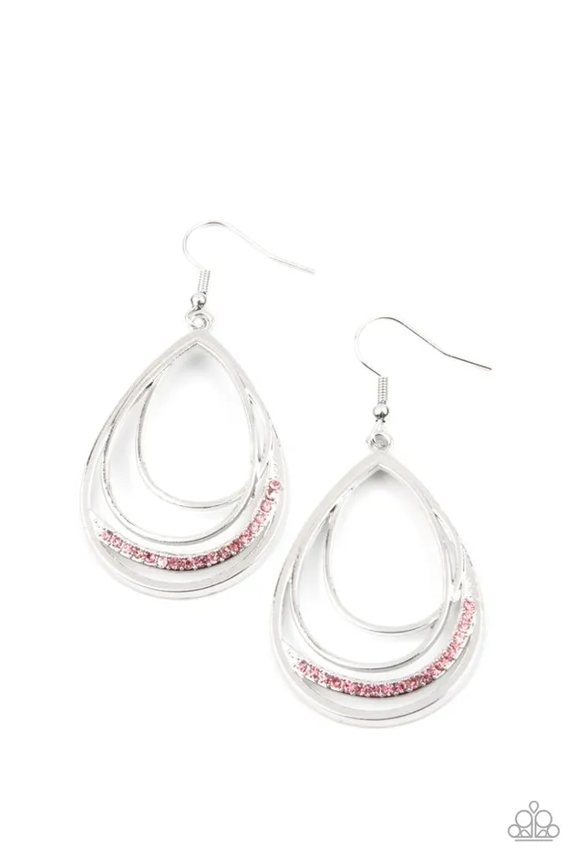 Paparazzi Jewelry Earrings Paparazzi Earring Outrageously Opulent Pink Paparazzi Jewelry Earrings Paparazzi Earring Outrageously Opulent Pink