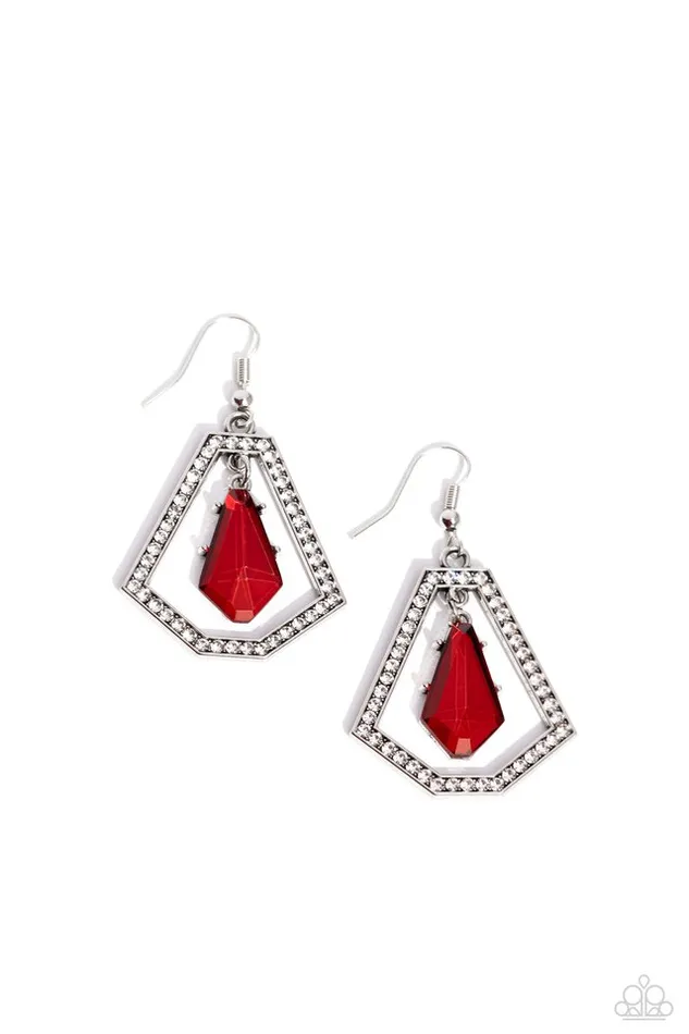 Paparazzi Jewelry Earrings Paparazzi Earring Poshly Photogenic Red Paparazzi Jewelry Earrings Paparazzi Earring Poshly Photogenic Red