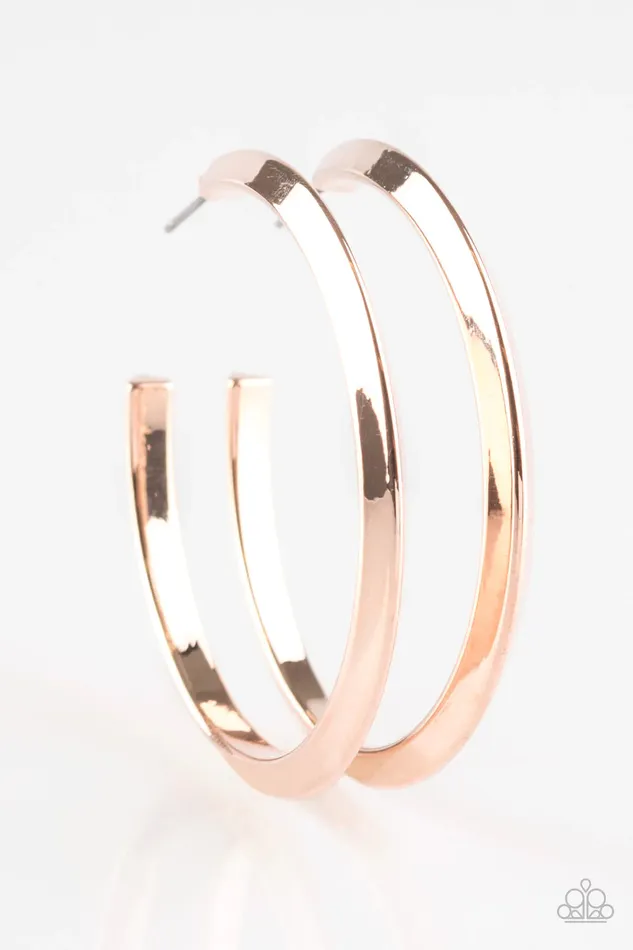 Paparazzi Jewelry Earrings Paparazzi Earring Some Like It HAUTE Rose Gold