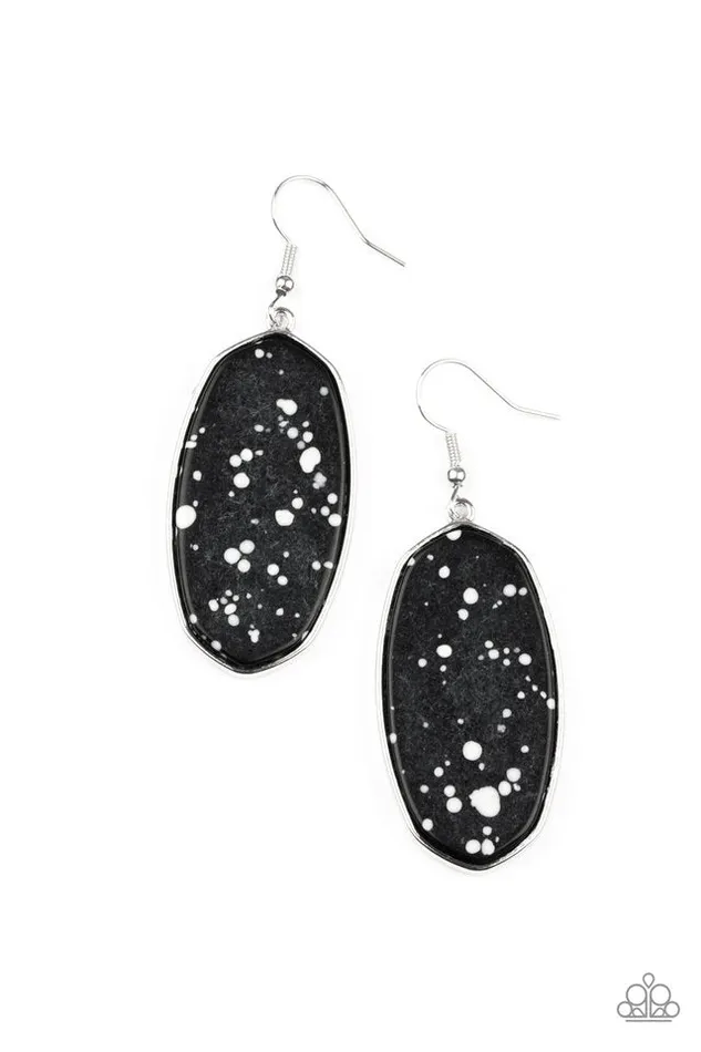 Paparazzi Jewelry Earrings Paparazzi Earring Stone Sculptures Black Paparazzi Jewelry Earrings Paparazzi Earring Stone Sculptures Black