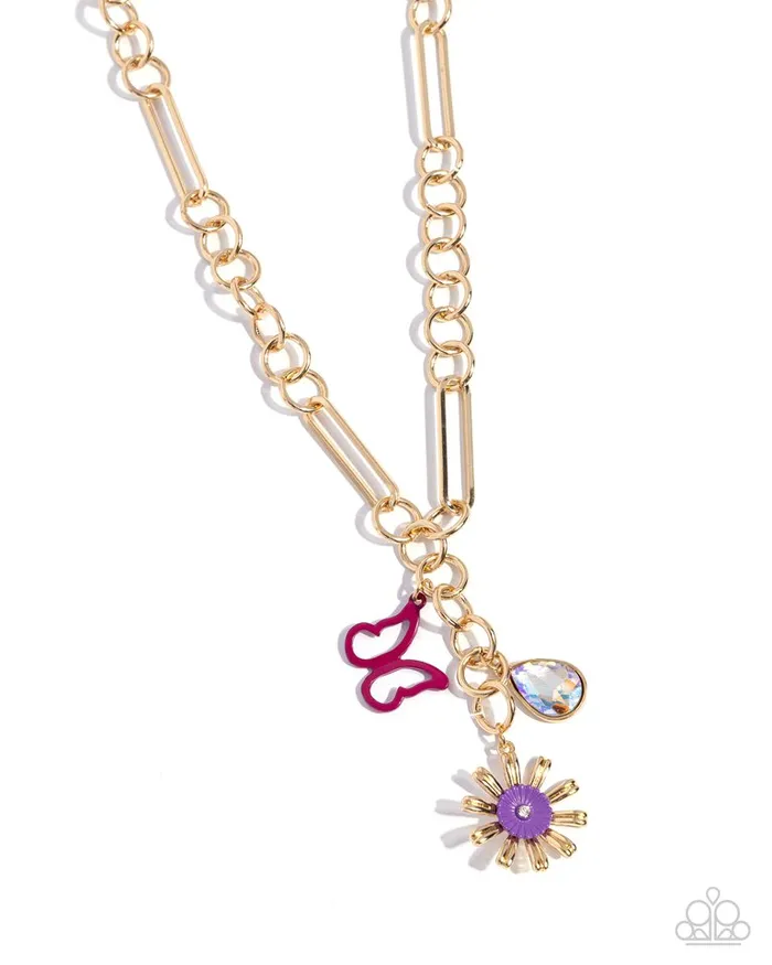 Paparazzi Jewelry Necklaces Paparazzi Necklace Aerial Adventure Purple Paparazzi Jewelry Necklaces Paparazzi Necklace Aerial Adventure Purple