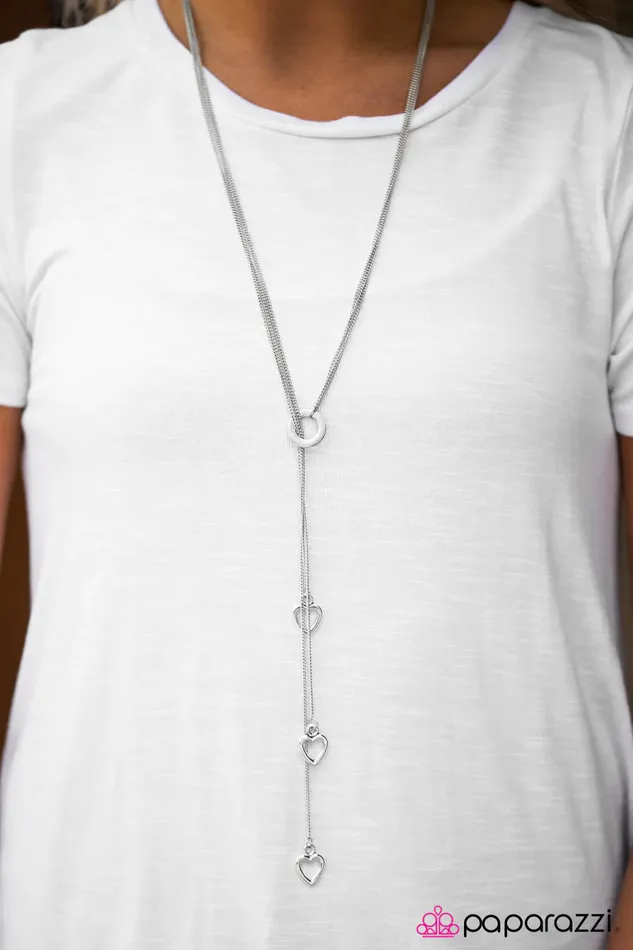 Paparazzi Jewelry Necklaces Paparazzi Necklace Always In My Heart Silver
