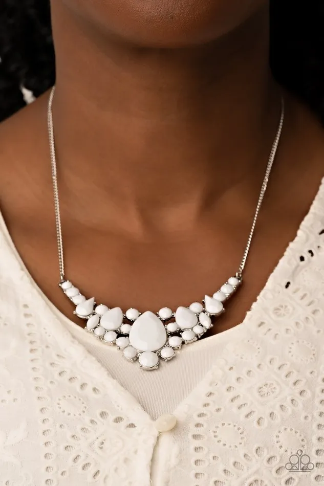 Paparazzi Jewelry Necklaces Paparazzi Necklace Bali Ballroom White