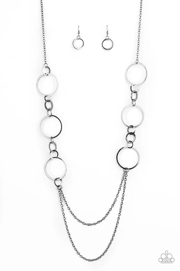 Paparazzi Jewelry Necklaces Paparazzi Necklace Basic Babe Black Paparazzi Jewelry Necklaces Paparazzi Necklace Basic Babe Black