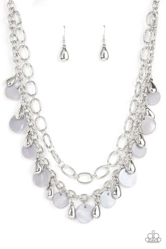 Paparazzi Jewelry Necklaces Paparazzi Necklace Beachfront Fabulous Silver Paparazzi Jewelry Necklaces Paparazzi Necklace Beachfront Fabulous Silver