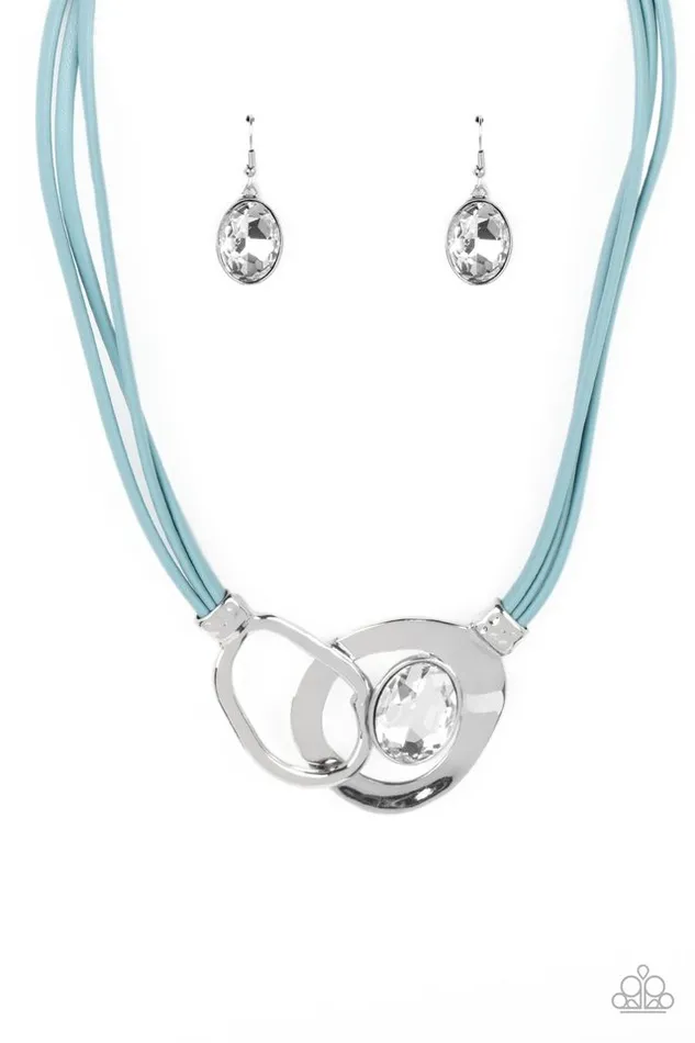 Paparazzi Jewelry Necklaces Paparazzi Necklace Californian Cowgirl Blue Paparazzi Jewelry Necklaces Paparazzi Necklace Californian Cowgirl Blue