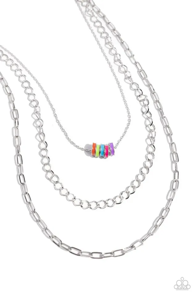 Paparazzi Jewelry Necklaces Paparazzi Necklace Colorful Cadet Multi Paparazzi Jewelry Necklaces Paparazzi Necklace Colorful Cadet Multi