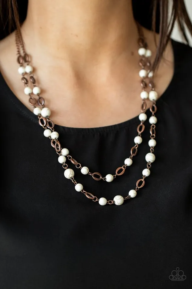 Paparazzi Jewelry Necklaces Paparazzi Necklace Essentially Earthy Copper