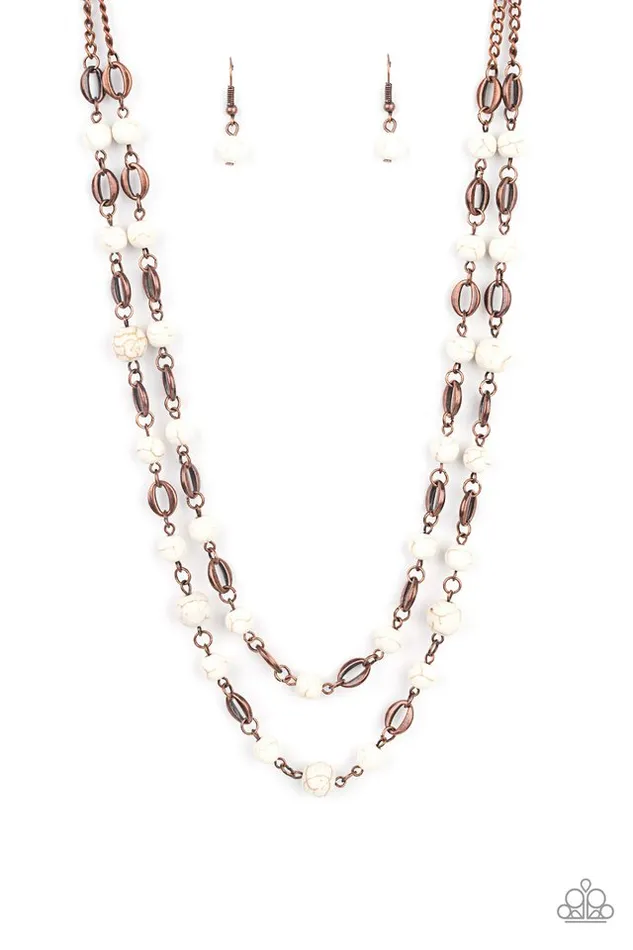 Paparazzi Jewelry Necklaces Paparazzi Necklace Essentially Earthy Copper Paparazzi Jewelry Necklaces Paparazzi Necklace Essentially Earthy Copper