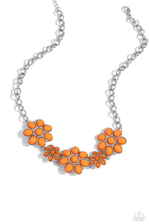 Paparazzi Jewelry Necklaces Paparazzi Necklace Flamboyantly Flowering Orange Paparazzi Jewelry Necklaces Paparazzi Necklace Flamboyantly Flowering Orange