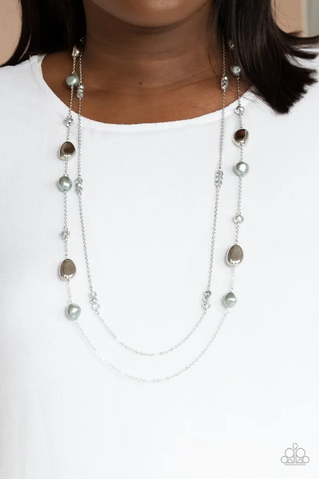 Paparazzi Jewelry Necklaces Paparazzi Necklace Gala Goals Silver