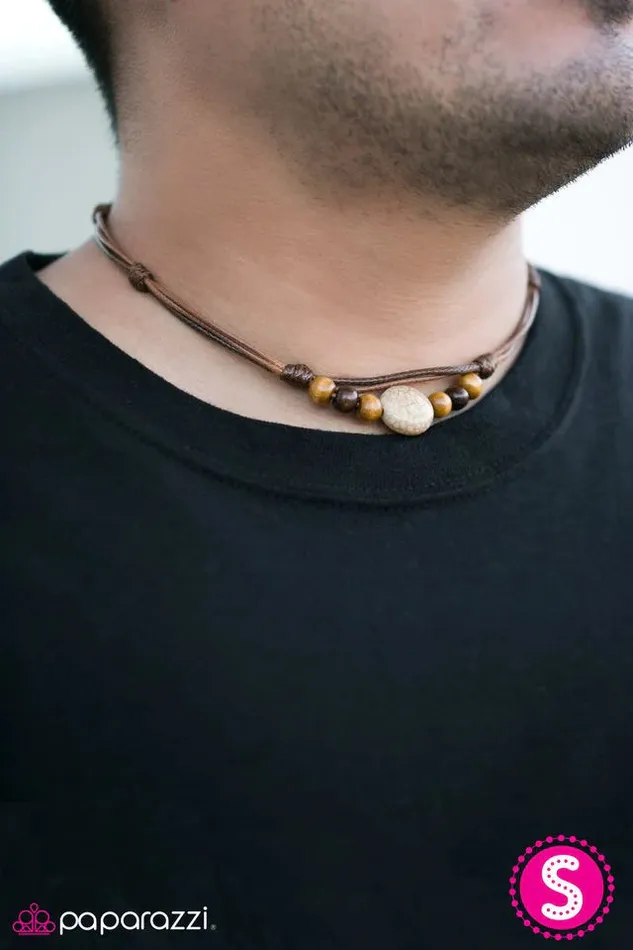 Paparazzi Jewelry Necklaces Paparazzi Necklace Hidden Canyon Brown
