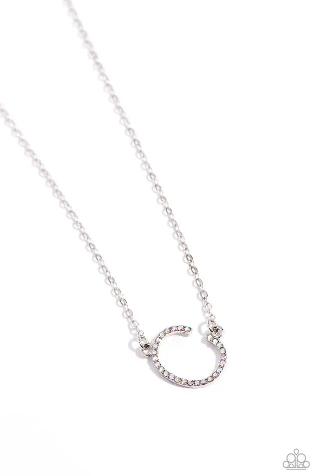 Paparazzi Jewelry Necklaces Paparazzi Necklace INITIALLY Yours C Multi Paparazzi Jewelry Necklaces Paparazzi Necklace INITIALLY Yours C Multi