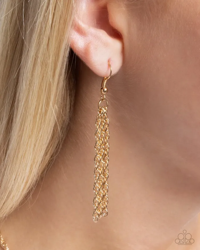 Paparazzi Jewelry Necklaces Paparazzi Necklace Limitless Lanyard Gold Paparazzi Jewelry Necklaces Paparazzi Necklace Limitless Lanyard Gold