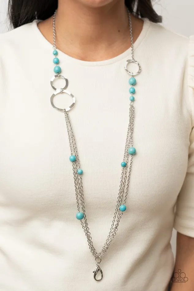 Paparazzi Jewelry Necklaces Paparazzi Necklace Local Charm Blue