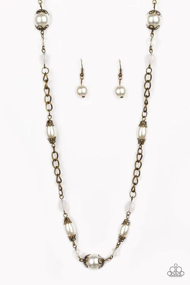 Paparazzi Jewelry Necklaces Paparazzi Necklace Magnificently Milan Brass