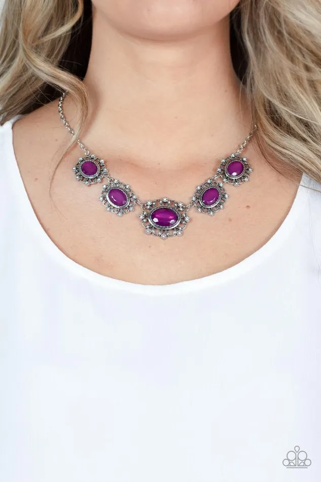 Paparazzi Jewelry Necklaces Paparazzi Necklace Meadow Wedding Purple