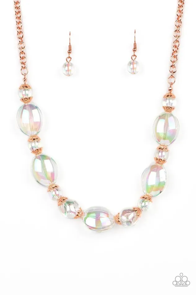Paparazzi Jewelry Necklaces Paparazzi Necklace Prismatic Magic Copper Paparazzi Jewelry Necklaces Paparazzi Necklace Prismatic Magic Copper