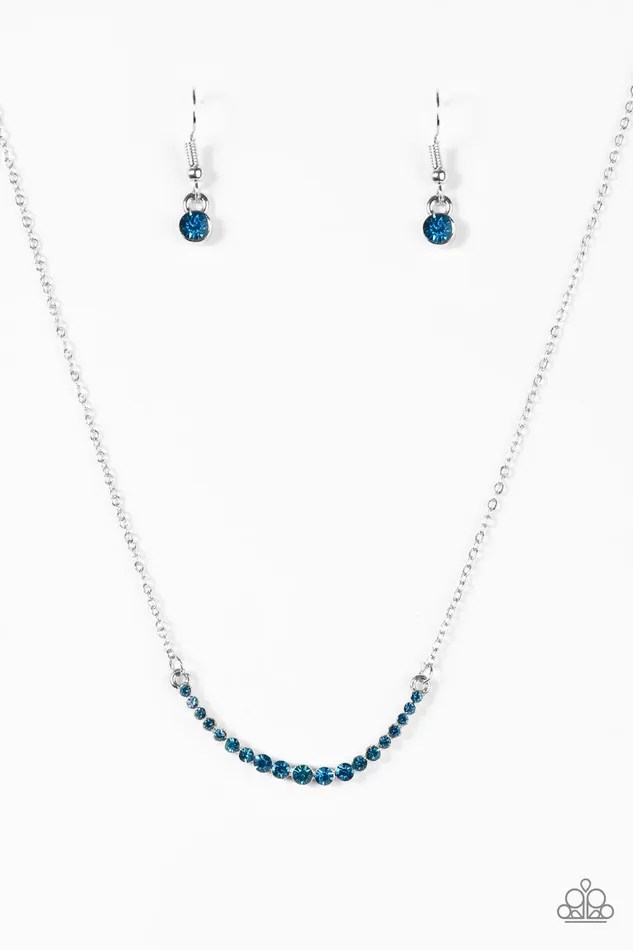 Paparazzi Jewelry Necklaces Paparazzi Necklace Rockin Rhinestones Blue