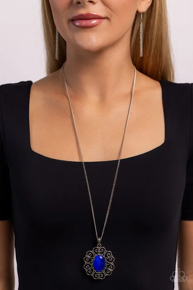 Paparazzi Jewelry Necklaces Paparazzi Necklace Sentimental Sabbatical Blue