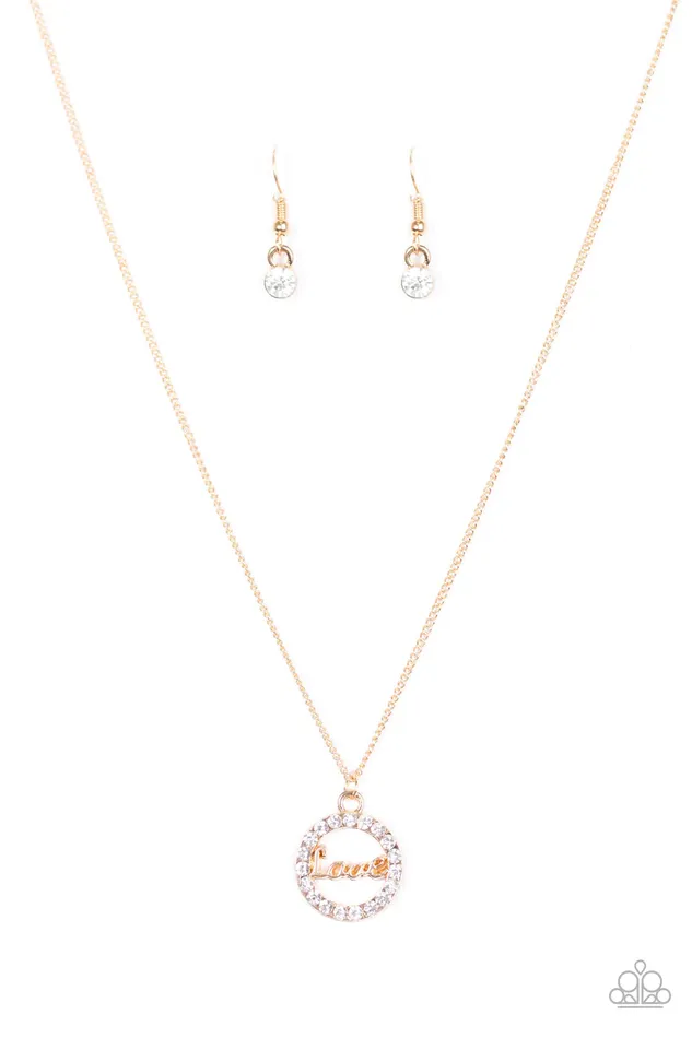 Paparazzi Jewelry Necklaces Paparazzi Necklace Show Me Some Love Gold