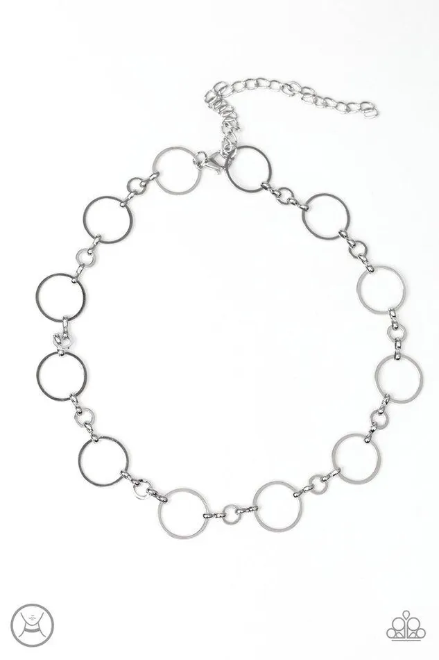 Paparazzi Jewelry Necklaces Paparazzi Necklace Simply City Slicker Silver