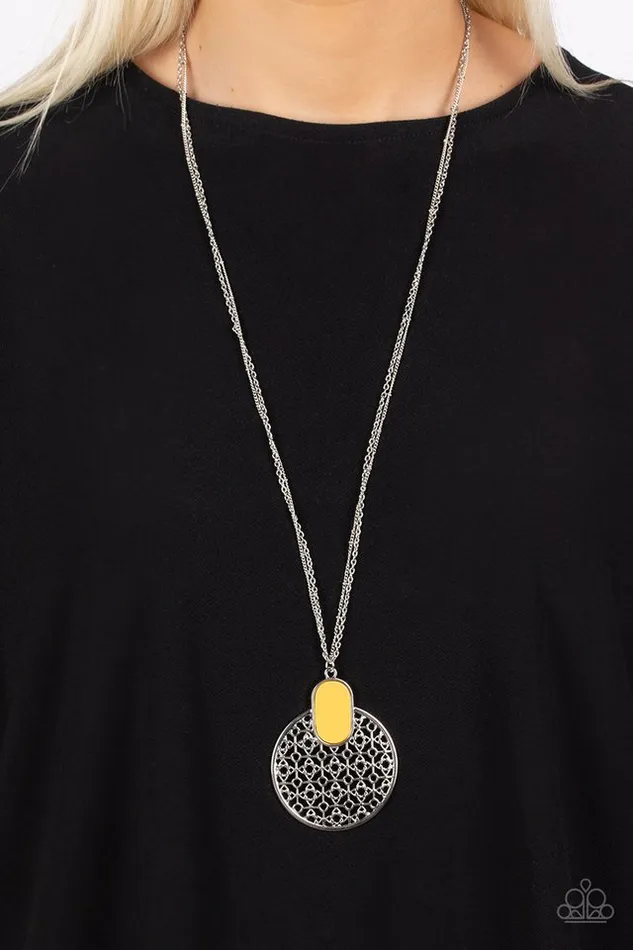 Paparazzi Jewelry Necklaces Paparazzi Necklace South Beach Beauty Yellow