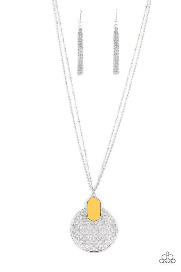 Paparazzi Jewelry Necklaces Paparazzi Necklace South Beach Beauty Yellow