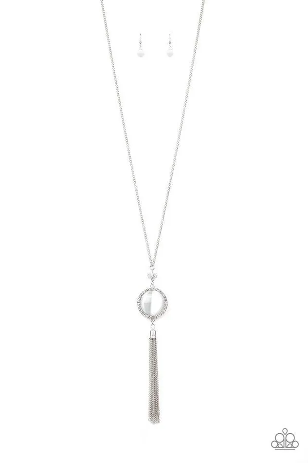 Paparazzi Jewelry Necklaces Paparazzi Necklace Sparkling Spectacle White