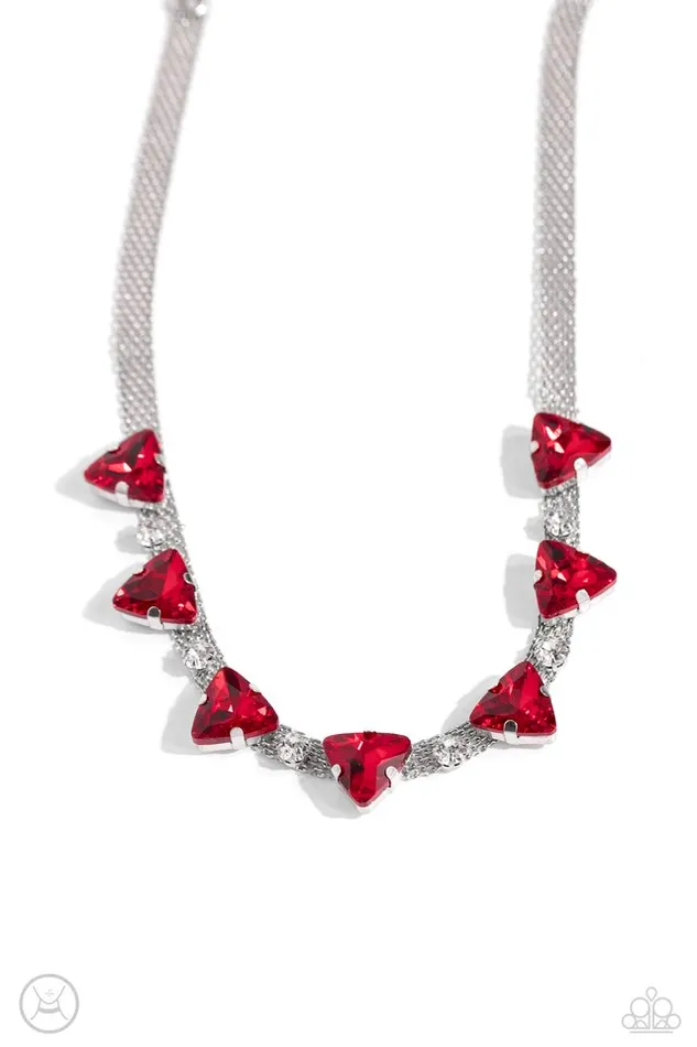 Paparazzi Jewelry Necklaces Paparazzi Necklace Strands of Sass Red Paparazzi Jewelry Necklaces Paparazzi Necklace Strands of Sass Red