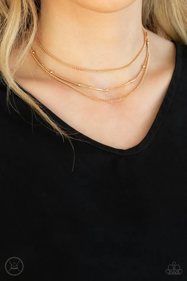 Paparazzi Jewelry Necklaces Paparazzi Necklace Subtly Stunning Gold