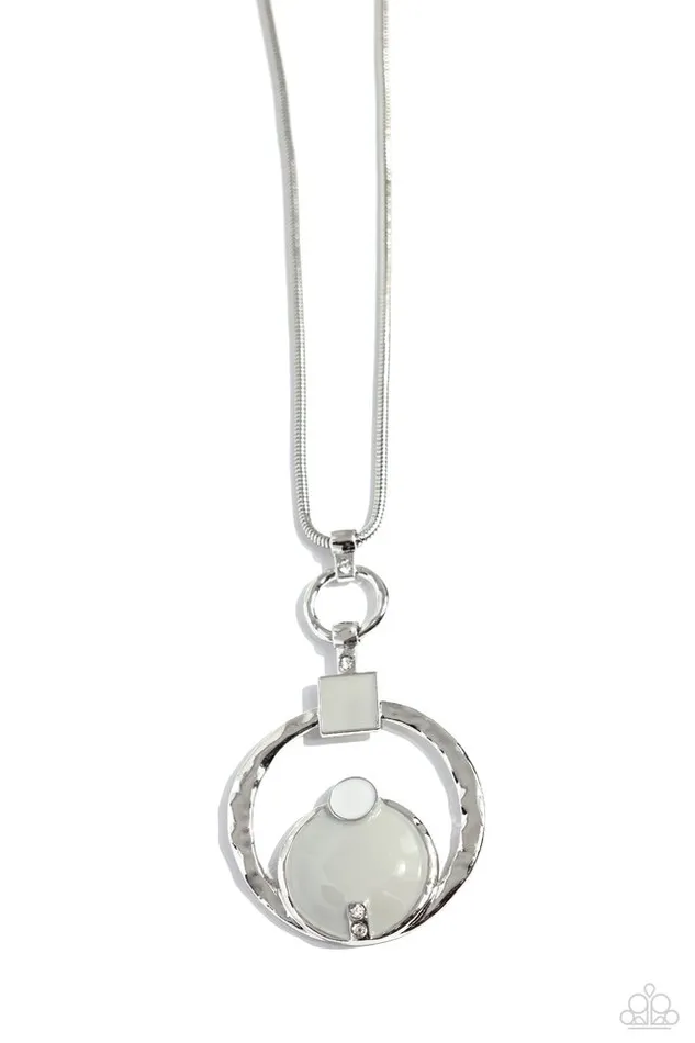 Paparazzi Jewelry Necklaces Paparazzi Necklace Tastefully Transparent Silver Paparazzi Jewelry Necklaces Paparazzi Necklace Tastefully Transparent Silver