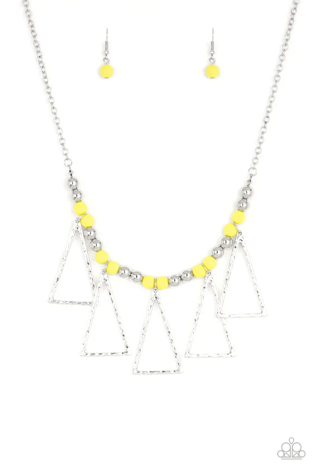 Paparazzi Jewelry Necklaces Paparazzi Necklace Terra Nouveau Yellow