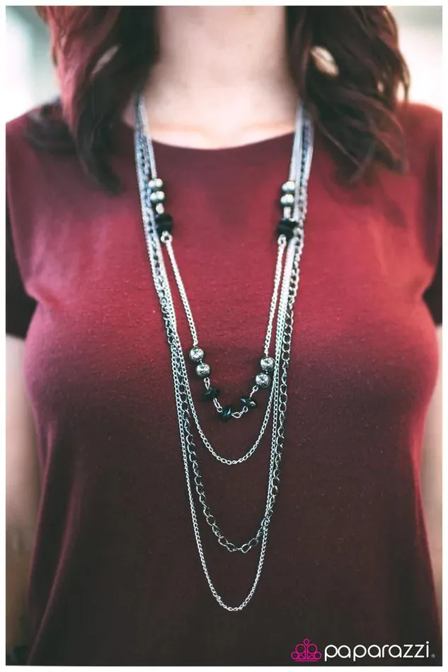 Paparazzi Jewelry Necklaces Paparazzi Necklace The Grand Finale Black