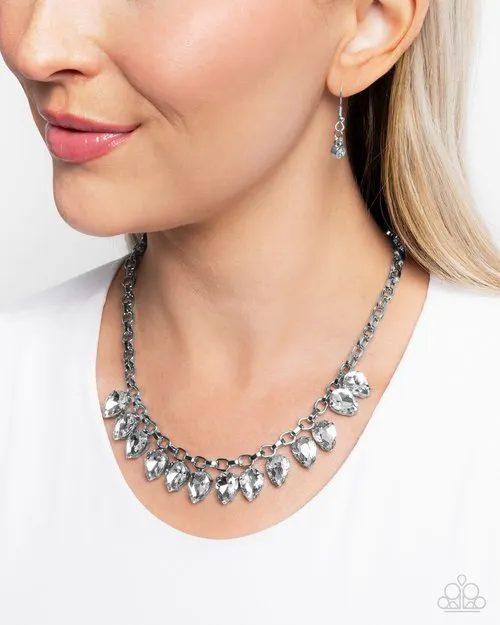 Paparazzi Jewelry Necklaces Paparazzi Necklace Vicious Vibrancy White