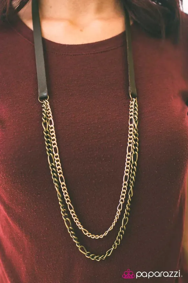 Paparazzi Jewelry Necklaces Paparazzi Necklace Wildcat Brass