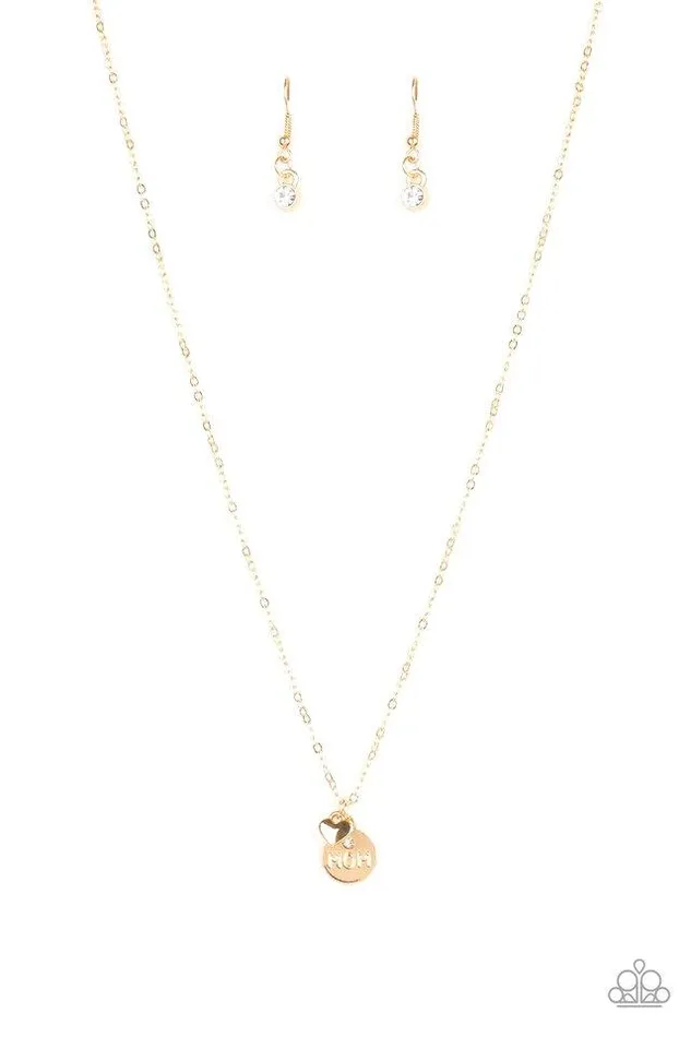 Paparazzi Jewelry Necklaces Paparazzi Necklace Worlds Best Mom Gold