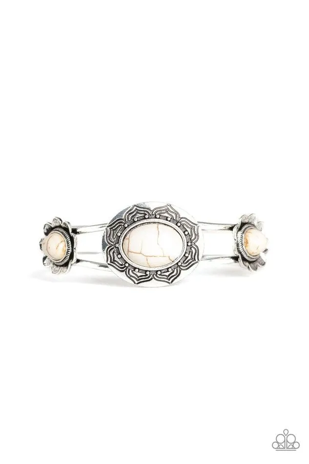 Paparazzi Jewelry Paparazzi Bracelet Desert Eden White Bracelets