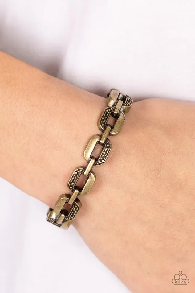 Paparazzi Jewelry Paparazzi Bracelet Powerhouse Plunder Brass Bracelets