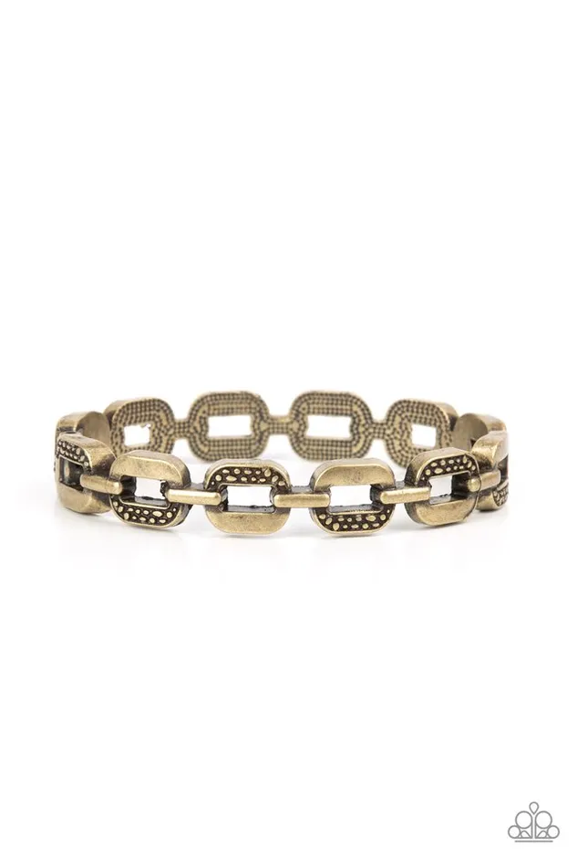 Paparazzi Jewelry Paparazzi Bracelet Powerhouse Plunder Brass Bracelets Paparazzi Jewelry Paparazzi Bracelet Powerhouse Plunder Brass Bracelets