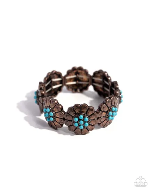 Paparazzi Jewelry Paparazzi Bracelet Textured Tribute Blue Bracelets Paparazzi Jewelry Paparazzi Bracelet Textured Tribute Blue Bracelets