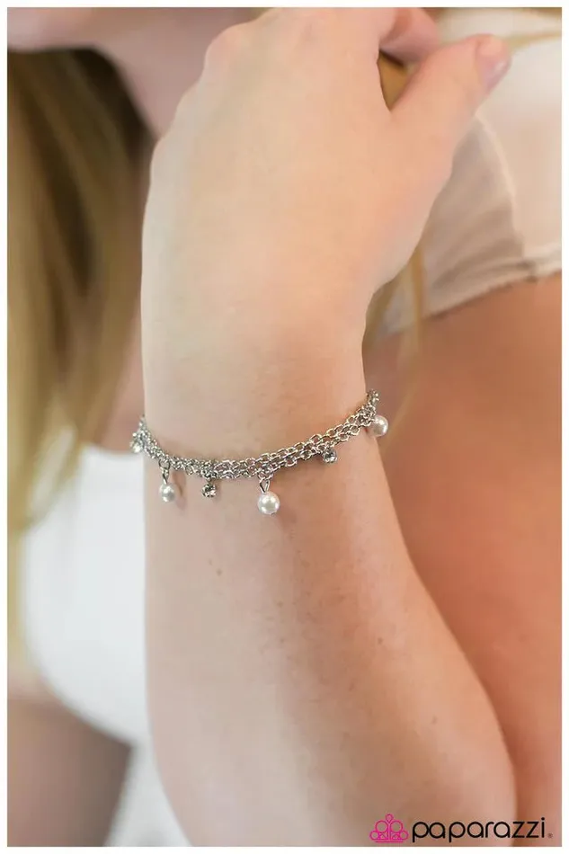 Paparazzi Jewelry Paparazzi Bracelet The Whole Nine Yards White Bracelets