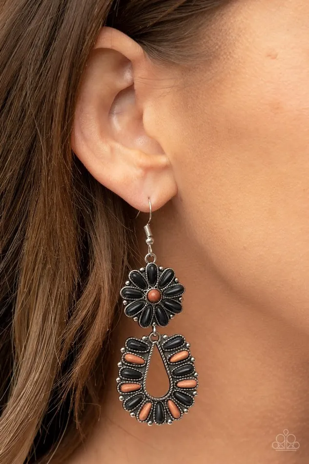 Paparazzi Jewelry Paparazzi Earring Badlands Eden Black Earrings
