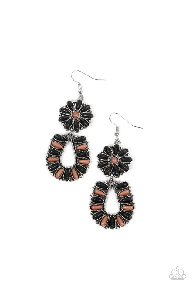 Paparazzi Jewelry Paparazzi Earring Badlands Eden Black Earrings