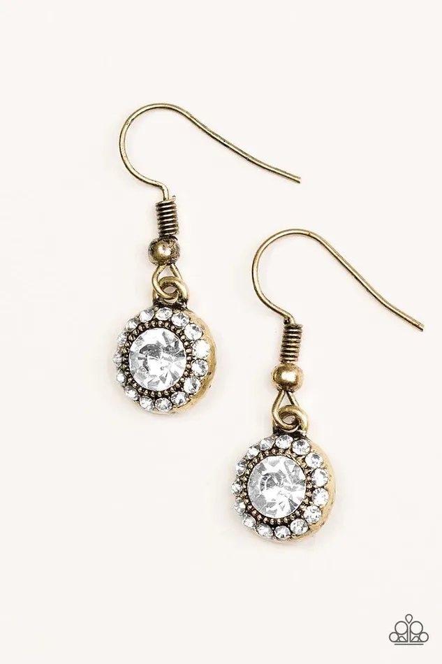 Paparazzi Jewelry Paparazzi Earring Born To BEAM Wild Brass Earrings