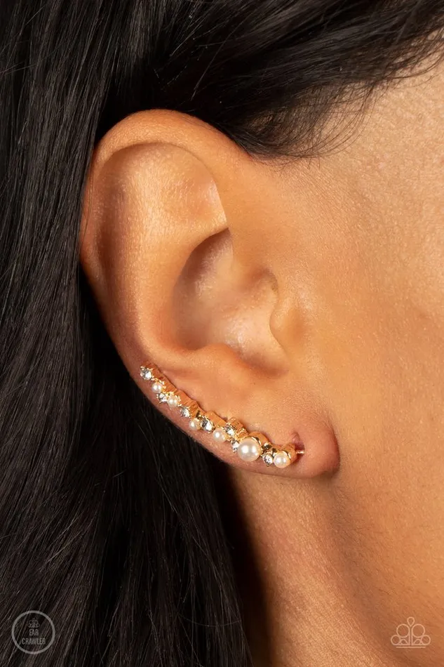 Paparazzi Jewelry Paparazzi Earring Couture Crawl Gold Earrings