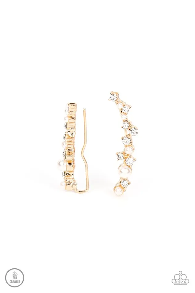 Paparazzi Jewelry Paparazzi Earring Couture Crawl Gold Earrings Paparazzi Jewelry Paparazzi Earring Couture Crawl Gold Earrings