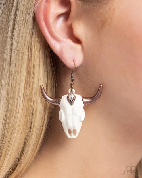 Paparazzi Jewelry Paparazzi Earring Southwestern Skull Earrings