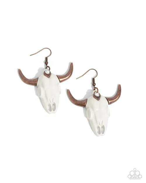 Paparazzi Jewelry Paparazzi Earring Southwestern Skull Earrings Paparazzi Jewelry Paparazzi Earring Southwestern Skull Earrings